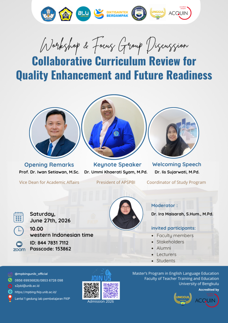 MPBIng Conducts Dynamic and Comprehensive Curriculum Review Workshop to Shape a Future-Ready Master’s Program
